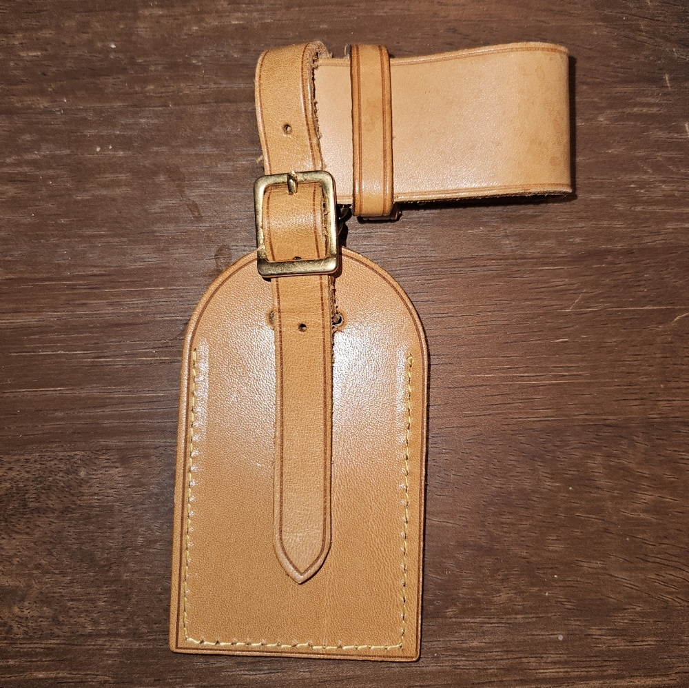 RARE Louis Vuitton Luggage Tag & Poignet - EUC - Picture 2 of 2